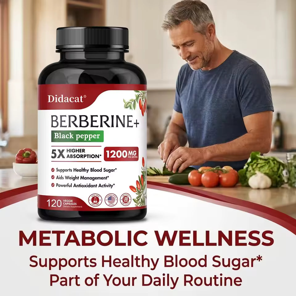 1200 MG Premium Metabolix Berberine Supplement